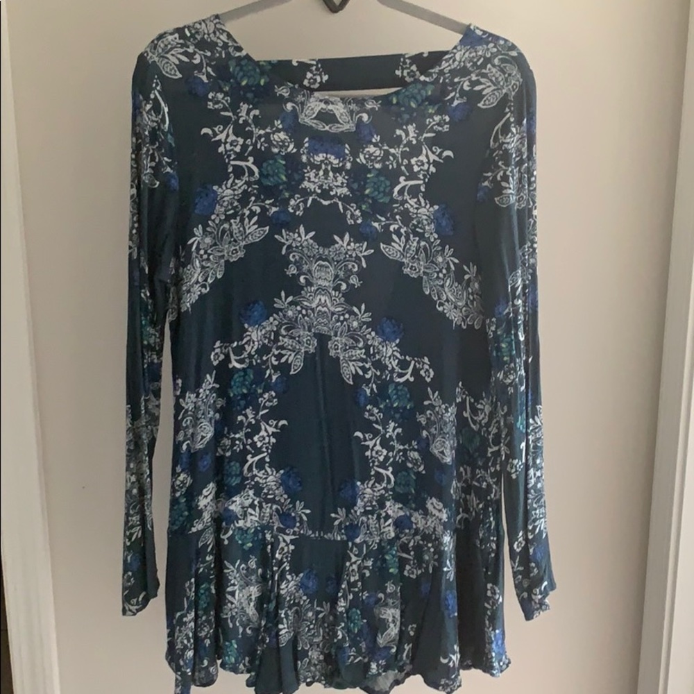 Free people open back tunic dress - Picture 3 of 6